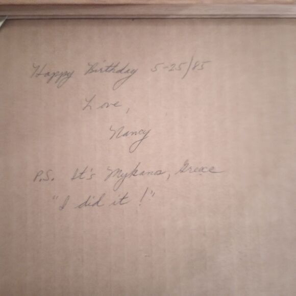 🆕🖼️Mykanos Greece Ships In a Harbour - Picture 7 of 7